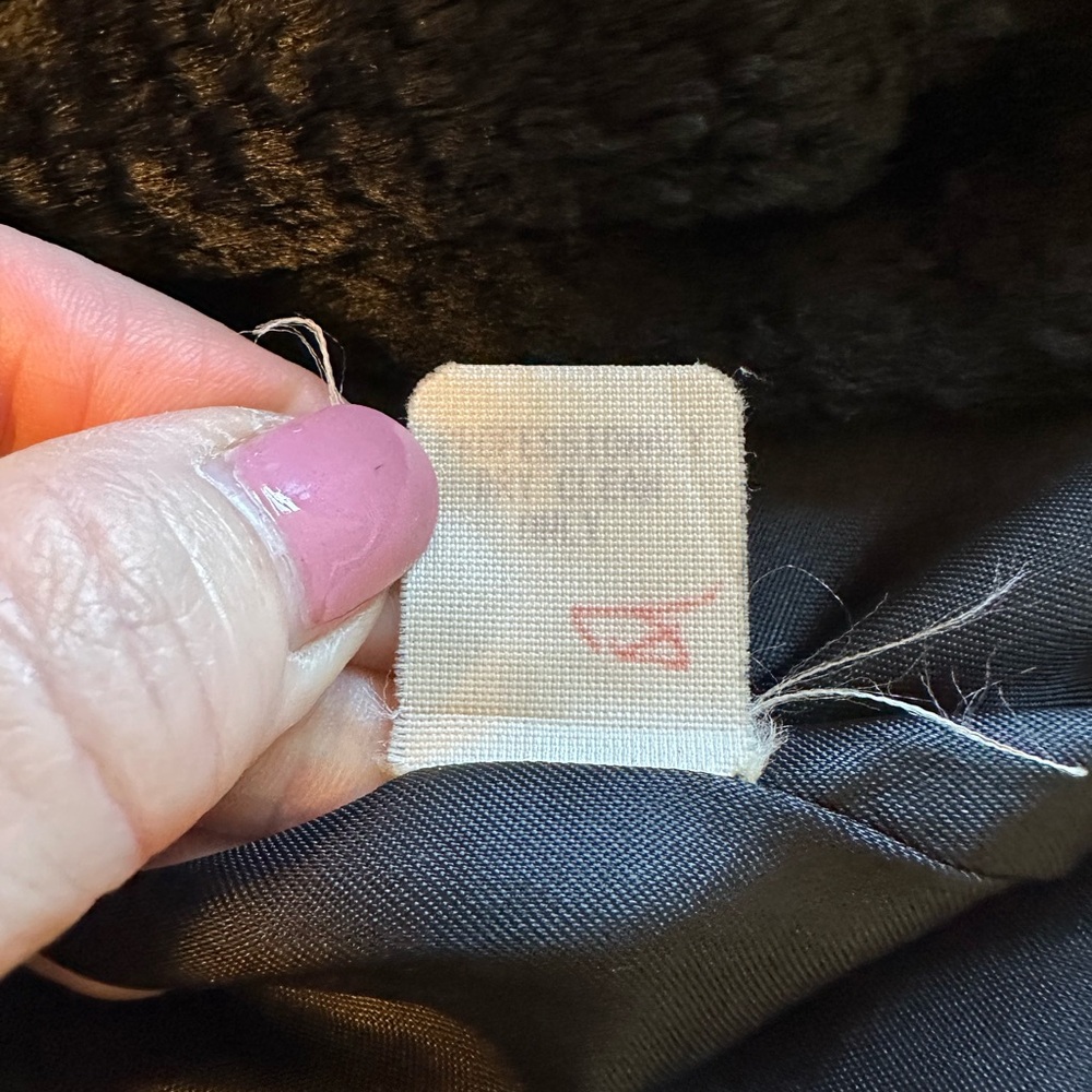 Vintage - XOE ‘s Women's Elegant Black Teddy Jacket/ Small - Oversized - Picture 4 of 15